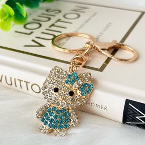 Hello Kitty Teal‎ Keychain/Bag Charm